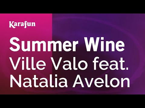 Summer Wine - Ville Valo feat. Natalia Avelon | Karaoke Version | KaraFun