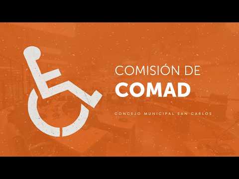 Comisión de Accesibilidad COMAD 21/09/2026 | Concejo Municipal San Carlos