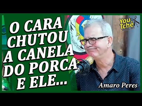 O CARA CHUTOU A CANELA DO PORCA E ELE... - AMARO PERES