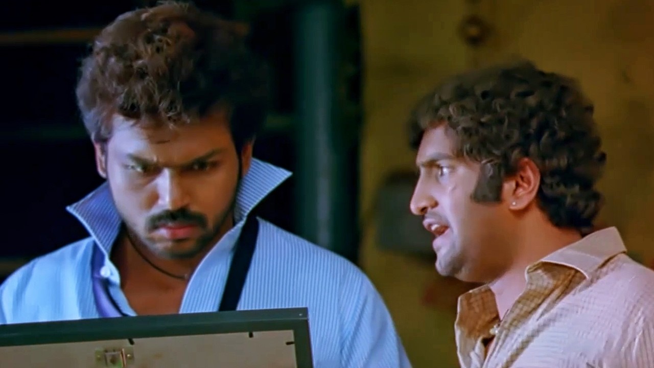 कार्थी इस फोटो को देख कर चौक जाता है l Siruthai Movie Best Scene