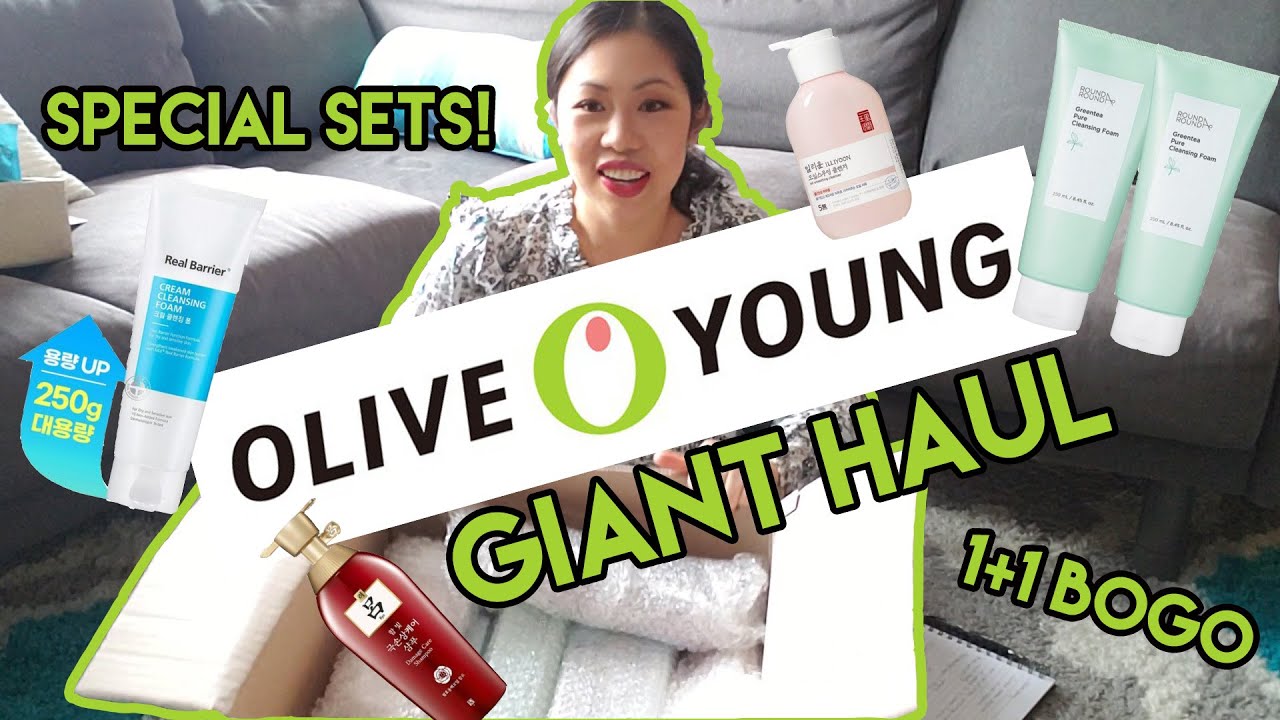 Huge Olive Young Haul & Money Saving Strategies (Special Sets & 1+1 BOGO Deals)