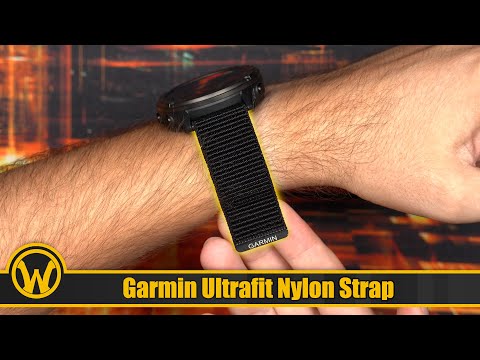 Išmaniojo laikrodžio Garmin greitai atsegamas, silikoninis dirželis, Oranžinės spalvos, 22mm video