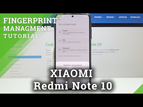 How to Add Fingerprint to XIAOMI Redmi Note 10 – Scan Fingerprint