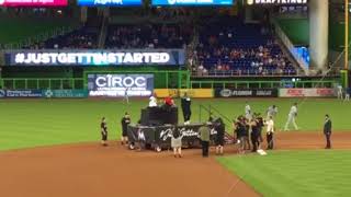 DJ KHALED LIVE AT MARLINS PARK! JUST GETTIN STARTED LIVE WITH POO BEAR!