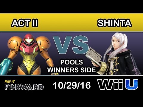 2GG: Pay it Forward - ACT II (Samus) Vs. TiE | Shinta (Robin) Pools Winners Side - Smash Wii U
