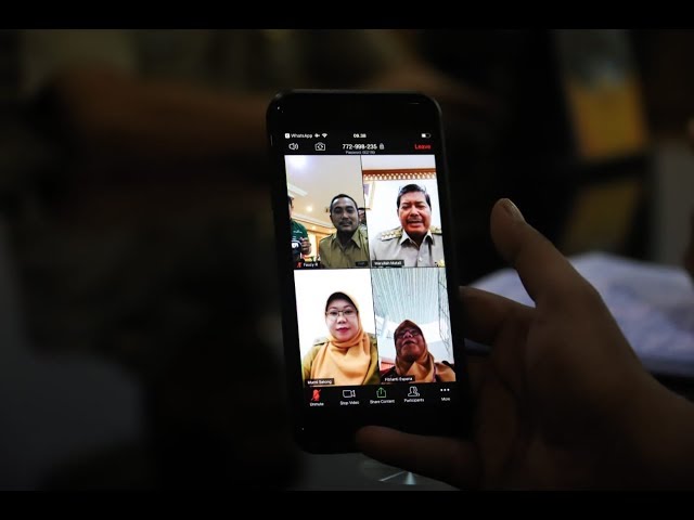 E-meeting Walikota Jakarta Selatan Bersama Jajaran