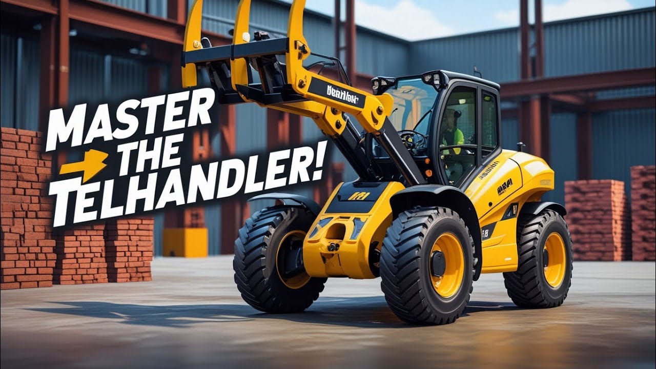 Mastering the Telehandler! Realistic Heavy Equipment Simulation | The Virtual Operator | Gaming