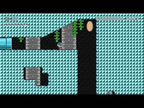 Swinging claws & Slides by Mari - Super Mario Maker 2 - No Commentary 1bv