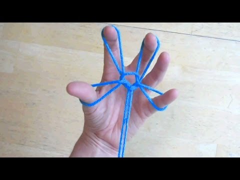 String figure - Flower!  Tutorial - step by step