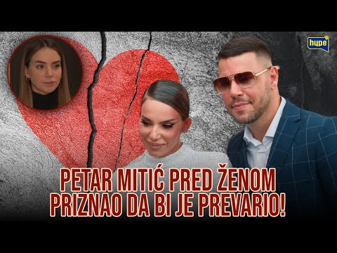 Petar Mitić pred Ivanom priznao da bi je prevario!