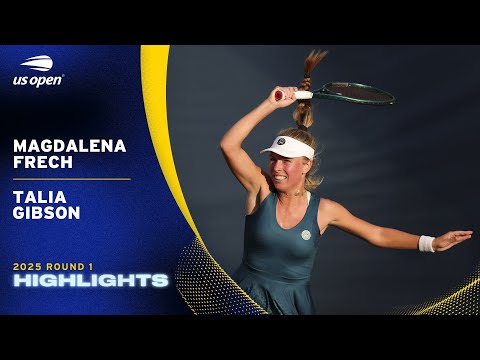 Magdalena Frech vs. Talia Gibson Highlights | 2025 US Open Round 1