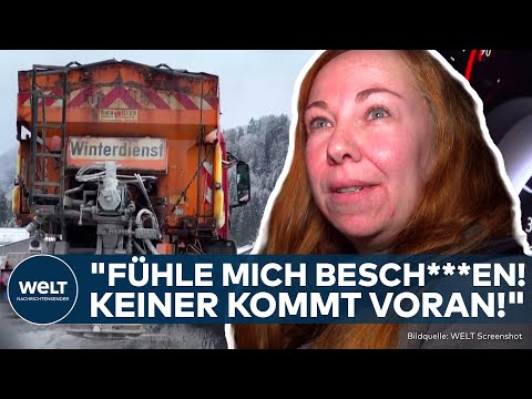 WINTEREINBRUCH IN DEUTSCHLAND: Schnee und Glatteis legen Verkehr lahm! Wetterdienst warnt!
