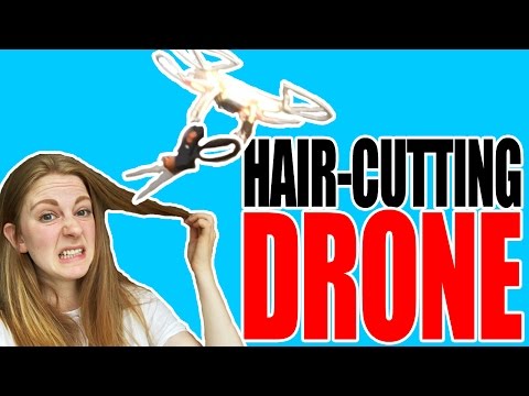 Trying To Cut Your Hair With A Drone Is Not A Good Idea