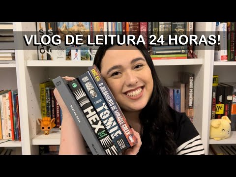 PRIMEIRO VLOG DE MARATONA LITERRIA 24H! Livros e Graphic Novels