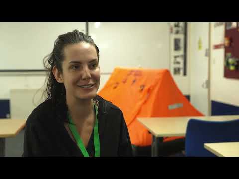 The BBC join a UKSA superyacht crew course