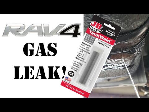 Fixing My Leaky Gas Tank - Can JB Weld Plug This Hole In The Fuel Tank Of My Old SUV / CSUV Vehicle?