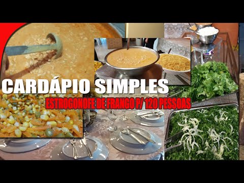 FOOD FOR 120 PEOPLE CHICKEN STROGANOFF - ROSA'S RECIPES