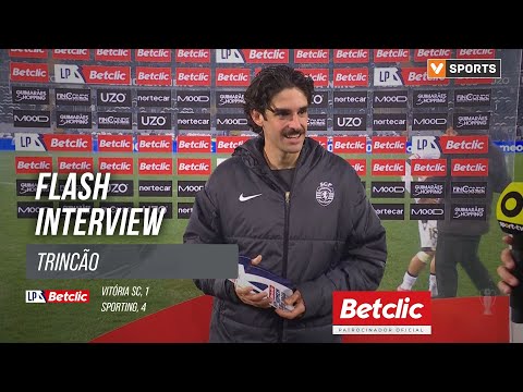 I Liga (#15) | Vitória SC 1-4 Sporting: Flash Interview Trincão