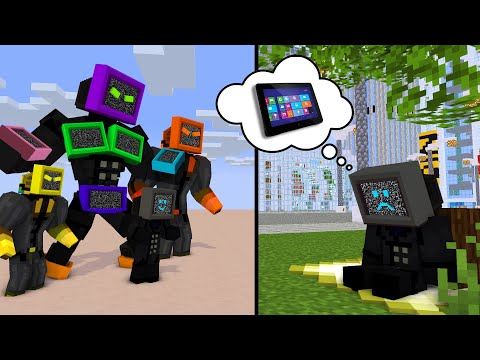 Monster School || SKIBIDI TOILET ATTACK AND TV MAN HEAD ALL EPISODE - Animation