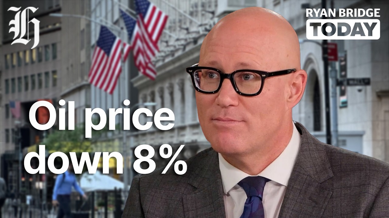 Markets rally and oil price drops further on news of US peace proposal | Ryan Bridge TODAY