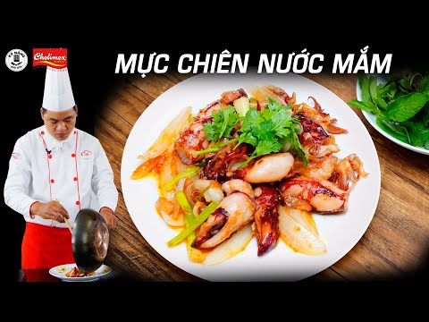 Mực Chiên Nước Mắm rất ngon và đậm vị | Kỹ Năng Vào bếp