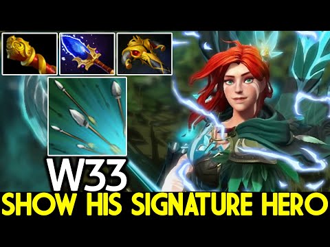 W33 [Windranger] Show His Signature Heroes Carry Hard Game Dota 2