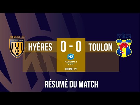 Résumé J22, Hyères 83 FC - SC Toulon