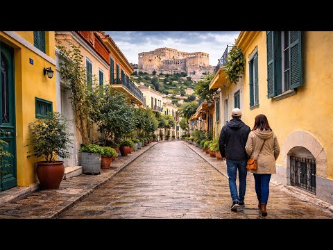 This Is Athens’ Old Town in Winter (Plaka)