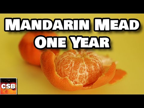 Mandarin Orange Mead One Year Tasting