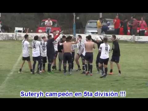 FUTBOL DORREGO: SUTERYH CAMPEON DE 5TA DIVISION (2-12-17)