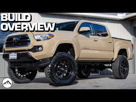 BUILD OVERVIEW: Lifted Toyota Tacoma | Rough Country Lift Kit | 20x9 Fuel Tech Wheel