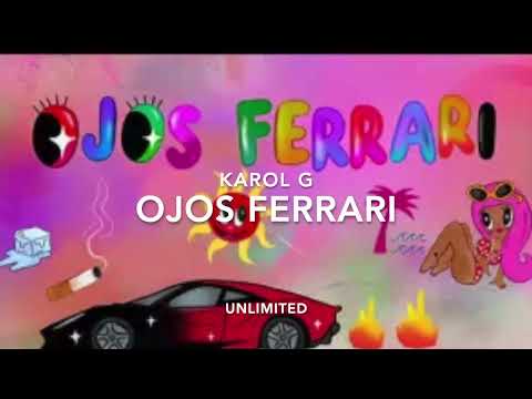 KAROL G, Justin Quiles, Angel Dior - Ojos Ferrari lyrics/letra