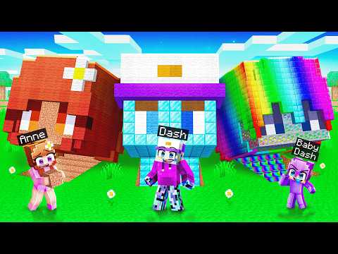 UNDERGROUND HEAD BASE BATTLE in Minecraft!