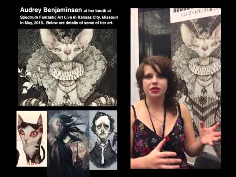 Audrey Benjaminsen at Spectrum Fantastic Art Live 2015