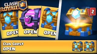 OPENING x2 CLAN CHESTS & MAGICAL CHEST! | Clash Royale | CLAN CHEST LEGENDARY OR NOT?!