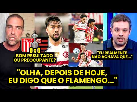 “VAMOS FALAR? O que o FLAMENGO FEZ HOJE contra o ESTUDIANTES foi…” EMPATE SEM GOLS GERA DEBATE!