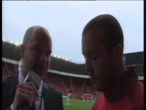 INTERVIEW: Steve De Ridder talks to Steve Bennett pitchside at St Mary's
