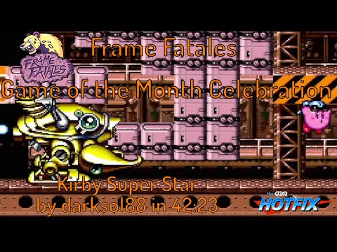 Kirby Super Star by darksol88 in 42:23 - Frame Fatales Game of the Month Celebration