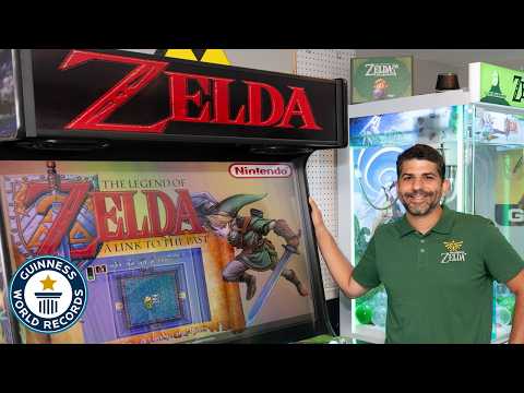 The LARGEST Collection of The Legend of Zelda Memorabilia in the World | Guinness World Records