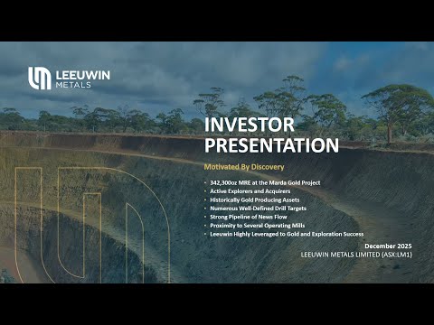 Investor Webinar - Leeuwin Metals (ASX:LM1)