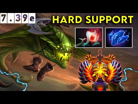 Viper Immortal Hard Support - Dota 2 Patch 7.39d Pro Pub Gameplay