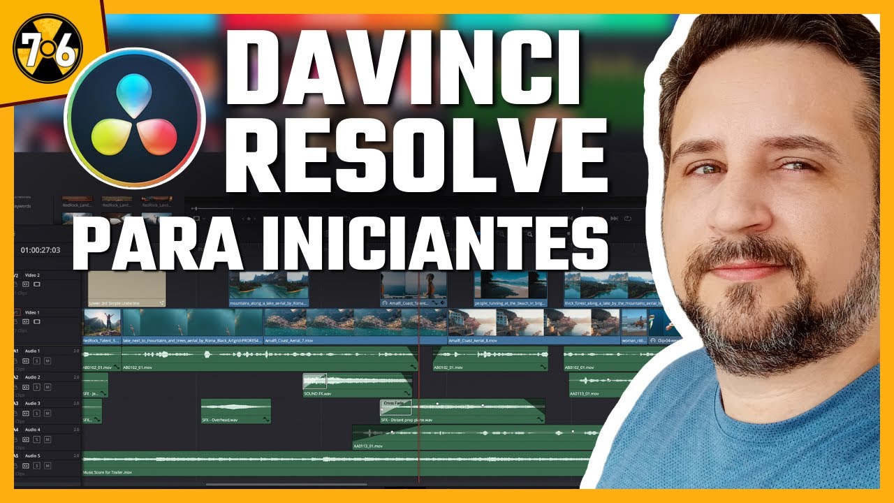 DaVinci Resolve para Iniciantes - Como Editar Vídeos - Completo 2024