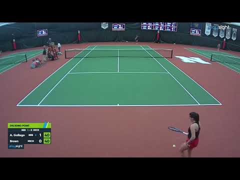 Jaedan Brown v Isabel Adrover Gallego - NEB v MICH - 17.03.23