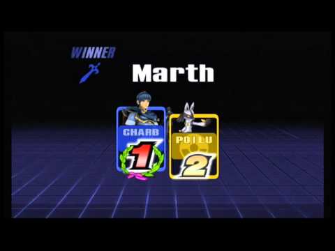 Charby(Marth) VS Poilu(Lucario) WB