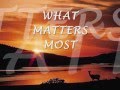 WHAT MATTERS MOST - Kenny Rankin (Lyrics)