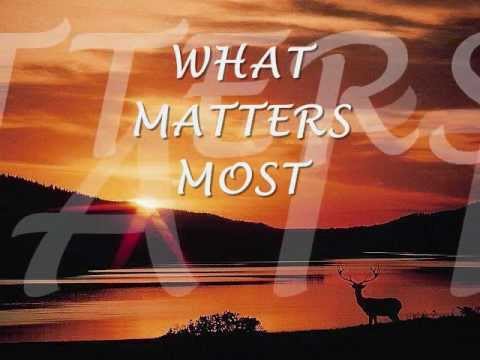 WHAT MATTERS MOST - Kenny Rankin (Lyrics)