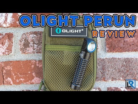 Olight Perun 2 Mini - 1100 lumen headlamp and right angle EDC flashlight