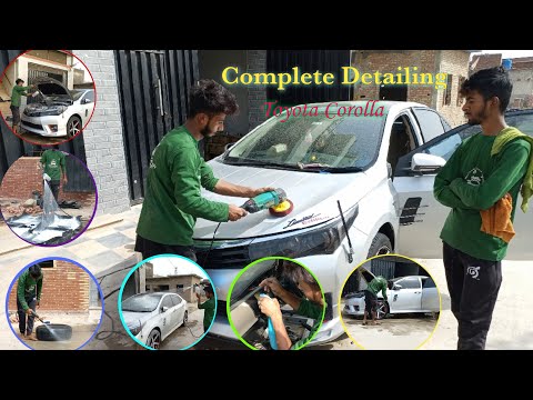 Toyota Corolla's Complete Detailing / Paint Correction / at home #toyota #asmr #zeenatcarwash
