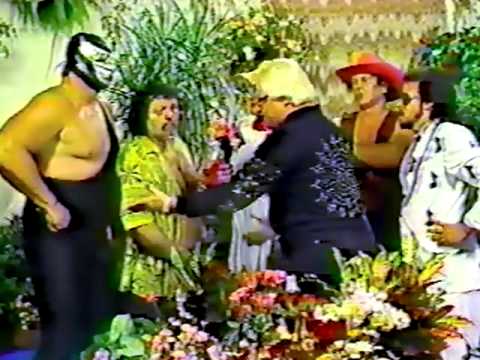 Bobby Heenan meets The Machines on The Flower Shop, 1986