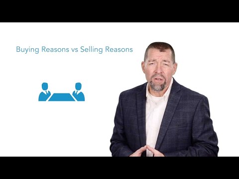 Buying reasons vs. selling reasons